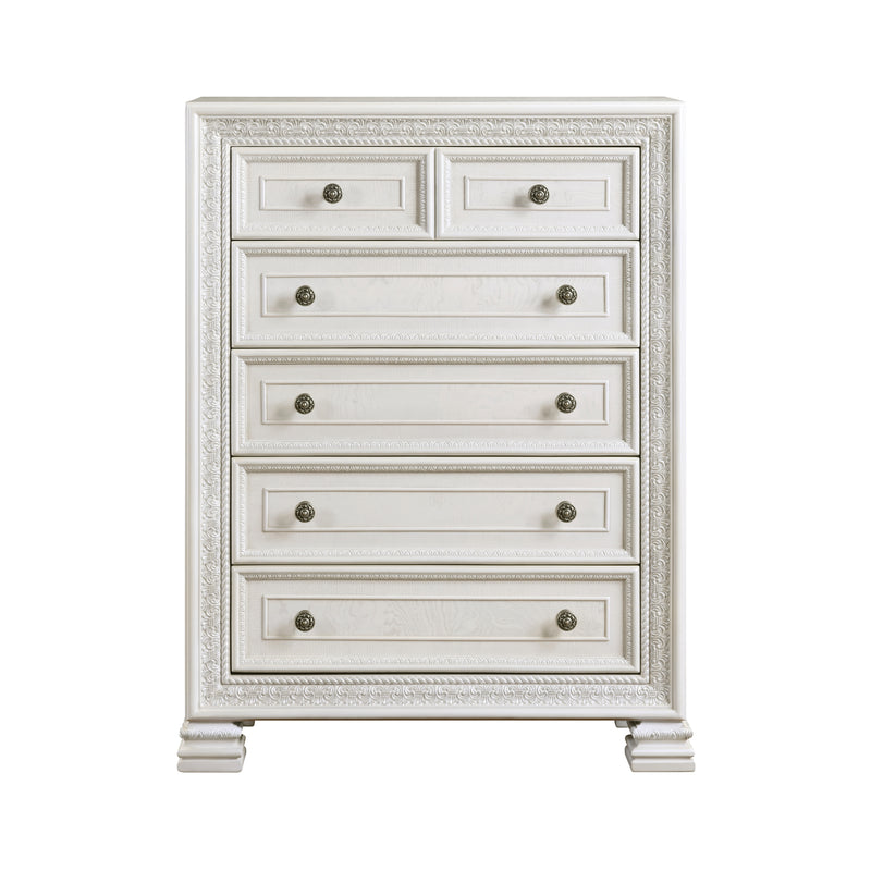 Theodora Chest in White - 1596-9