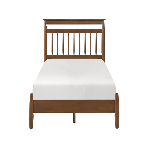 Arlo Twin Platform Bed in Brown - 1599T-1