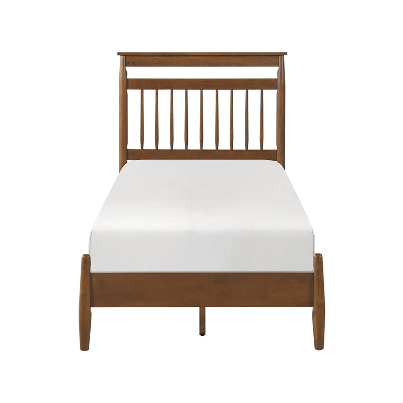 Arlo Twin Platform Bed in Brown - 1599T-1