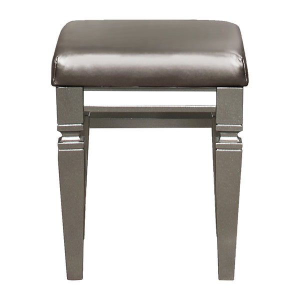 Tamsin Vanity Stool in Gold/Silver/Champagne/Gray/Transparent - 1616-14