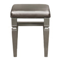 Tamsin Dressing Table Stool - Gold/Silver/Champagne,Gray,Transparent
