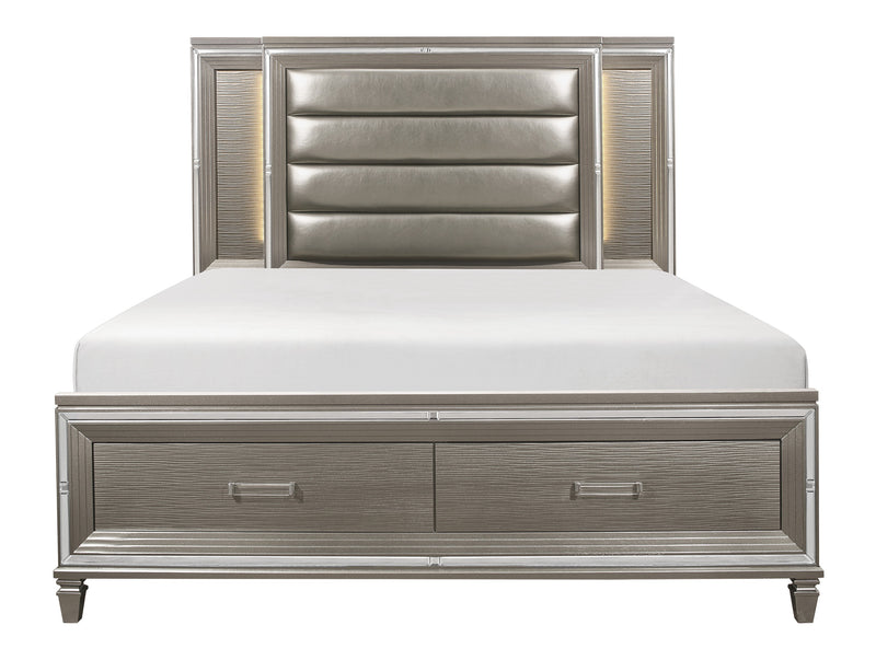 Tamsin 4pc Set (QB+NS+DR+MR) in Gray/Transparent/Gold/Silver/Champagne - 1616-1*4