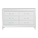 Tamsin Dresser in White/Transparent - 1616W-5