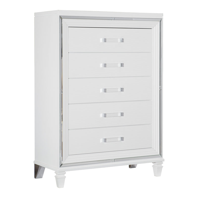 Tamsin Chest in White/Transparent - 1616W-9