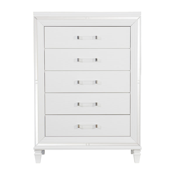 Tamsin Chest in White/Transparent - 1616W-9