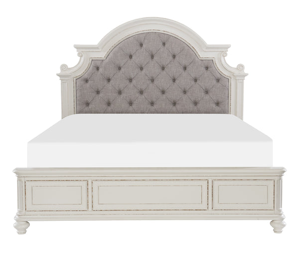Baylesford 4pc Set (QB+NS+DR+MR) in White - 1624W-1*4