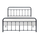 Fawn Queen Platform Bed in Black - 1628-1