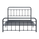 Fawn Queen Platform Bed in Black - 1628-1