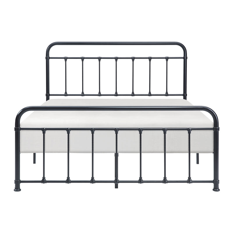 Fawn Queen Platform Bed in Black - 1628-1