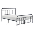 Fawn Queen Platform Bed in Black - 1628-1