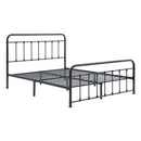 Fawn Queen Platform Bed in Black - 1628-1