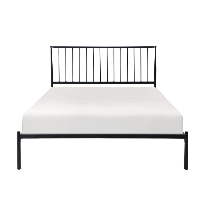 Augusta Queen Platform Bed in Black - 1630-1