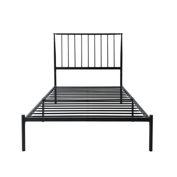 Augusta Twin Platform Bed in Black - 1630T-1