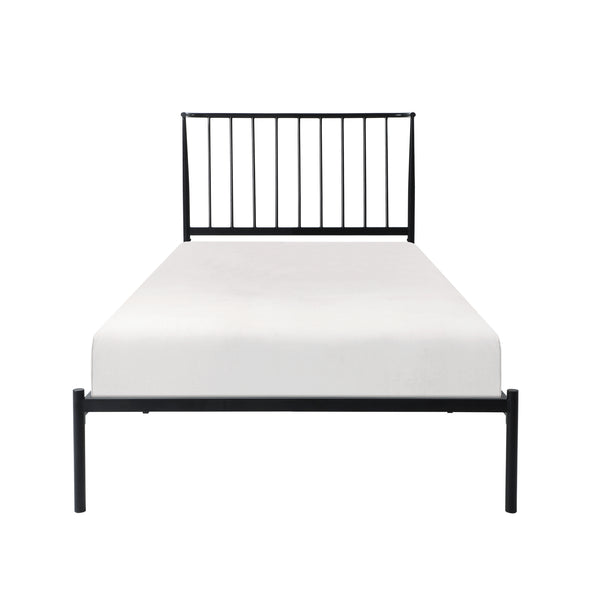 Augusta Twin Platform Bed in Black - 1630T-1