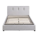 Aitana Eastern King Platform Bed with Storage Drawer in Gray - 1632K-1EKDW