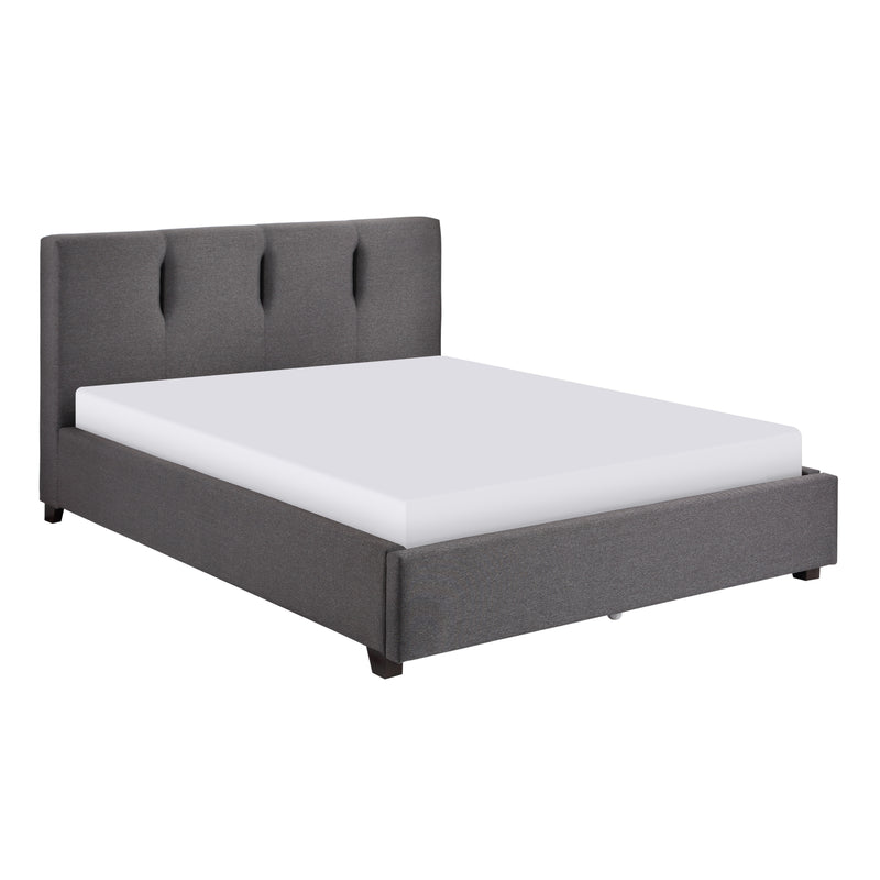 Aitana Full Platform Bed in Gray - 1632GHF-1
