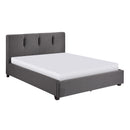 Aitana Queen Platform Bed in Gray - 1632GH-1
