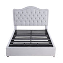 Toddrick Queen Platform Bed in Gray - 1642-1