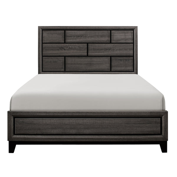 Davi Full Bed in Gray - 1645F-1
