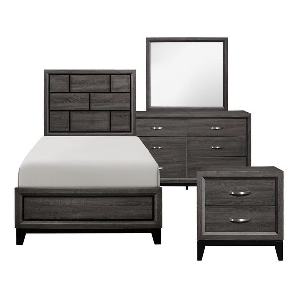 Davi 4pc Set (TB+NS+DR+MR) in Gray - 1645T-1*4