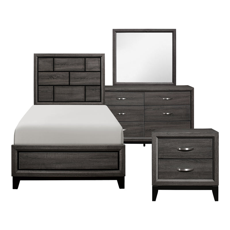 Davi 4pc Set (TB+NS+DR+MR) in Gray - 1645T-1*4