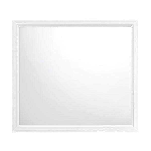 Davi Mirror in White - 1645WH-6