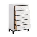 Davi Chest in Black/White - 1645WH-9