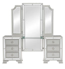 Avondale (3)Vanity Dresser with Mirror in Gray/Gold/Silver/Champagne/Transparent - 1646-15*