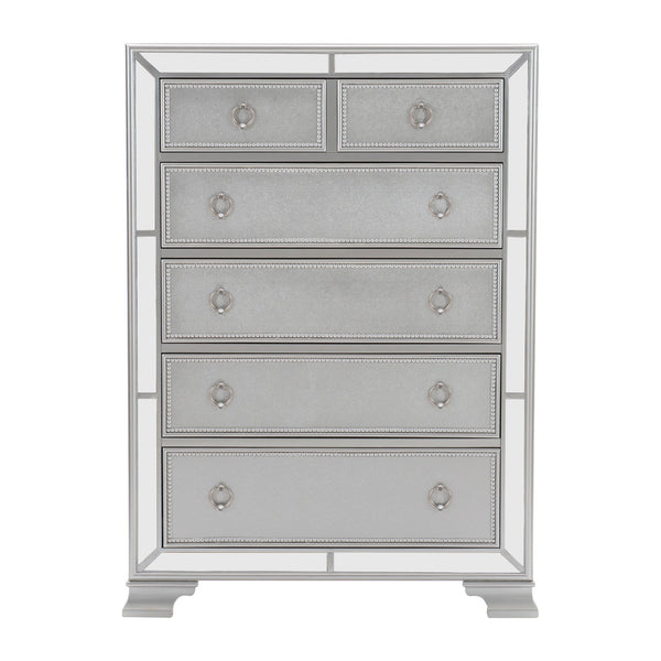Avondale Chest in Gray/Gold/Silver/Champagne/Transparent - 1646-9