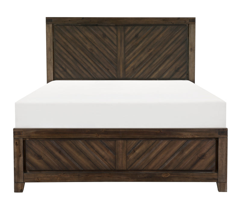 Parnell Eastern King Bed in Cherry - 1648K-1EK