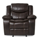 Bastrop Glider Reclining Chair in Brown - 8230BRW-1