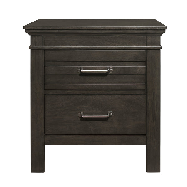 Blaire Farm Nightstand in Gray - 1675-4