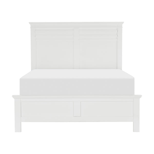 Blaire Farm Eastern King Bed in White - 1675WK-1EK