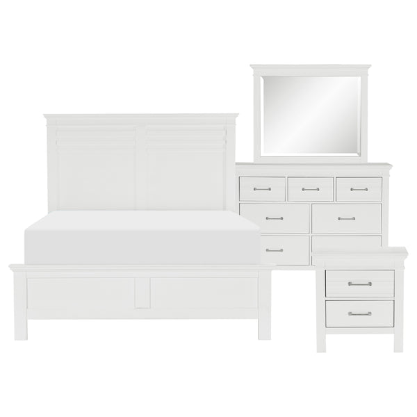 Blaire Farm 4pc Set (QB+NS+DR+MR) in White - 1675W-1*4