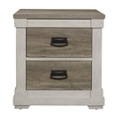 Arcadia Nightstand in Gray/White - 1677-4