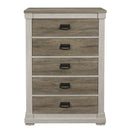 Arcadia Chest in Gray/White - 1677-9