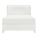 Kerren (3)Queen Bed, LED Lighting in White - 1678W-1*