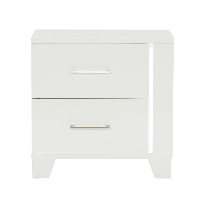 Kerren Nightstand, LED Lighting in White - 1678W-4