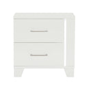 Kerren 4pc Set (QB+NS+DR+MR) in White - 1678W-1*4