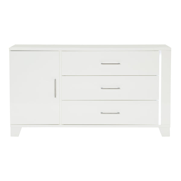 Kerren Dresser, LED Lighting in White - 1678W-5