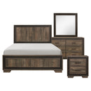 Ellendale 4pc Set (QB+NS+DR+MR) in Gray/Brown - 1695-1*4