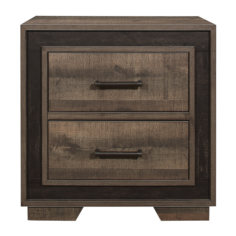 Ellendale 4pc Set (TB+NS+DR+MR) in Brown/Gray - 1695T-1*4
