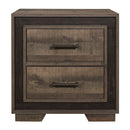 Ellendale Nightstand in Brown/Gray - 1695-4