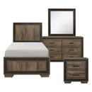 Ellendale 4pc Set (TB+NS+DR+MR) in Brown/Gray - 1695T-1*4