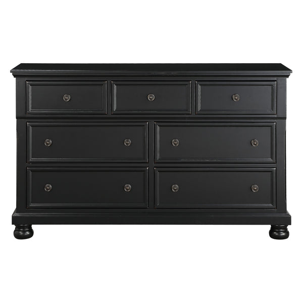 Laurelin Dresser, Hidden Drawer in Black - 1714BK-5