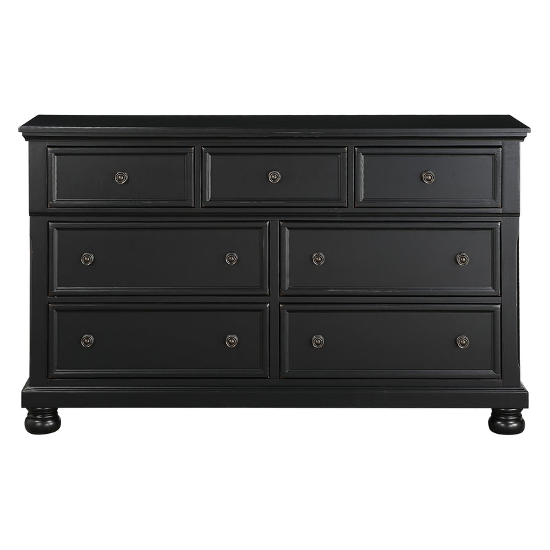 Laurelin Dresser, Hidden Drawer in Black - 1714BK-5