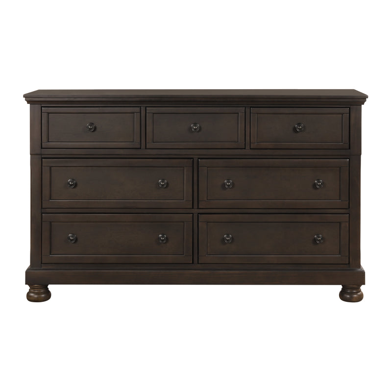 Begonia Dresser with Hidden Drawer in Brown/Gray - 1718GY-5