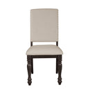 Begonia Side Chair in Brown/Gray - 1718GYS