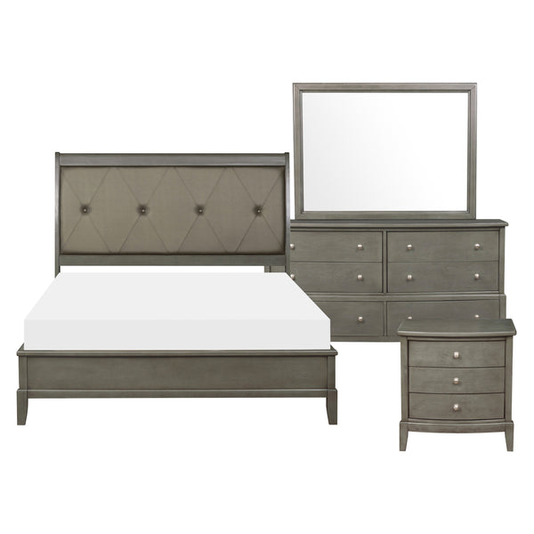 Cotterill 4pc Set (QB+NS+DR+MR) in Gray - 1730GY-1*4