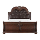 Cavalier Queen Sleigh Bed in Cherry - 1757-1